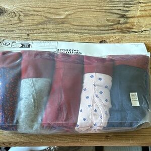 Amazon Essentials Men's Boxer Briefs - Red, Gray, Pink, Blue